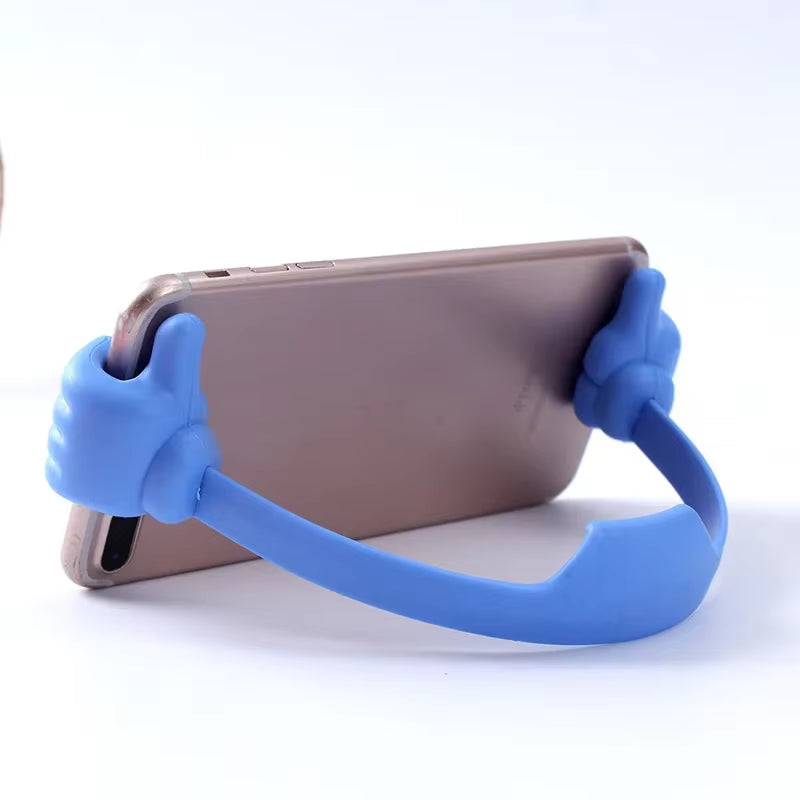 Thumbs-Up Cell Phone Holder Adjustable Plastic Phone Stand Multi Colors Portable Desktop Stand for Iphone Xiaomi Samsung Holder