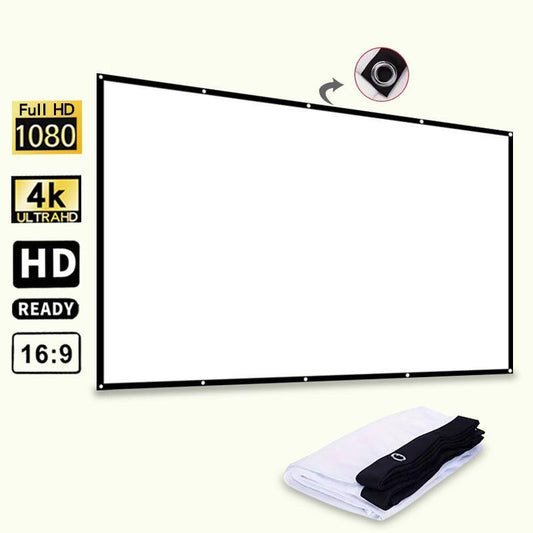 【Tiktok Top Seller】Portable Foldable Projector Screen, 1 Count Washable Projector Screen for Home Office Outdoor, Outdoor HD Projector Movie Screen, Office Accessories