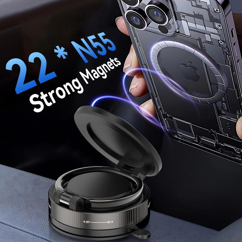 Portble Phone Hoder,For Magsafe Car Mount 360° Rotation Magnetic Adjustable Dashboard Windshield Vacuum Suction Bracket Foldable Stand for Iphone 16E 16 Pro 15 plus 14 13