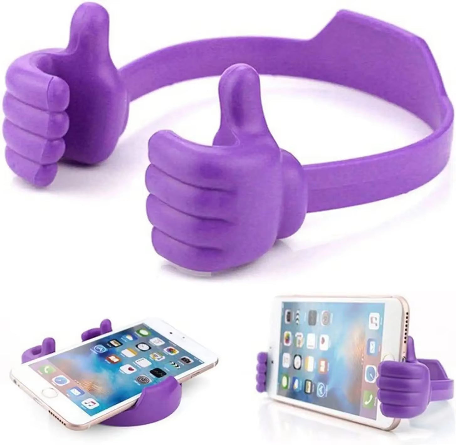 Thumbs-Up Cell Phone Holder Adjustable Plastic Phone Stand Multi Colors Portable Desktop Stand for Iphone Xiaomi Samsung Holder