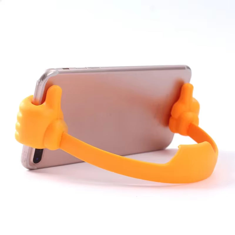 Thumbs-Up Cell Phone Holder Adjustable Plastic Phone Stand Multi Colors Portable Desktop Stand for Iphone Xiaomi Samsung Holder