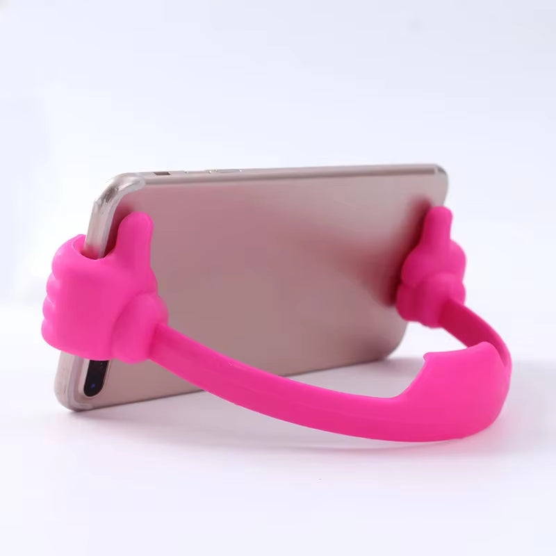 Thumbs-Up Cell Phone Holder Adjustable Plastic Phone Stand Multi Colors Portable Desktop Stand for Iphone Xiaomi Samsung Holder