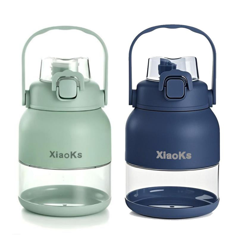 Xiaoks Bpa-Free Electric Portable Blender & Citrus Juicer, Personal Blender for Smoothies, Shakes, Food Prep & Frozen Blending, 17 Oz Cup, Straw, 2 Lids, USB-C Rechargeable, Dishwasher-Safe Parts, Healthy Juice for Gym, Travel & Kitchen