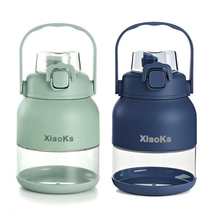 Xiaoks Bpa-Free Electric Portable Blender & Citrus Juicer, Personal Blender for Smoothies, Shakes, Food Prep & Frozen Blending, 17 Oz Cup, Straw, 2 Lids, USB-C Rechargeable, Dishwasher-Safe Parts, Healthy Juice for Gym, Travel & Kitchen