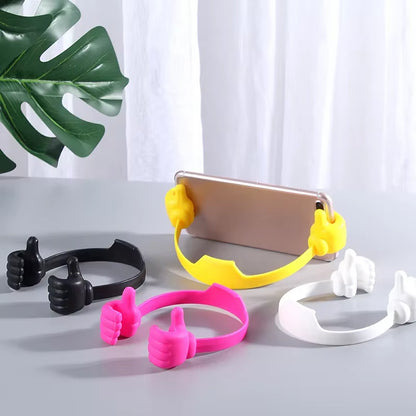 Thumbs-Up Cell Phone Holder Adjustable Plastic Phone Stand Multi Colors Portable Desktop Stand for Iphone Xiaomi Samsung Holder