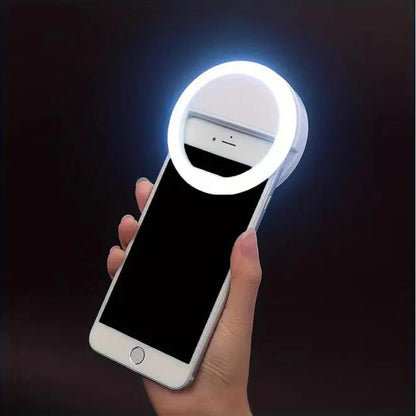 USB Rechargeable 36-LED Selfie Ring Light - Perfect for Photo Shoots & Night Selfies - Enhance Your Phone Photography - Ideal Selfie Accessories & Gifts for Her Portable Lens Portable Light