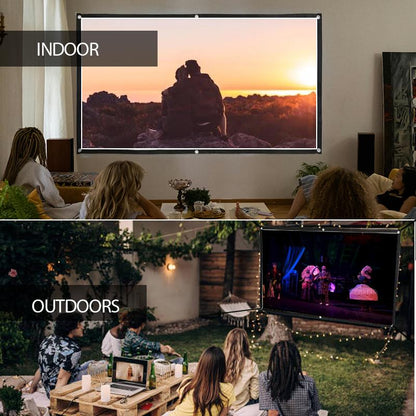 【Tiktok Top Seller】Portable Foldable Projector Screen, 1 Count Washable Projector Screen for Home Office Outdoor, Outdoor HD Projector Movie Screen, Office Accessories