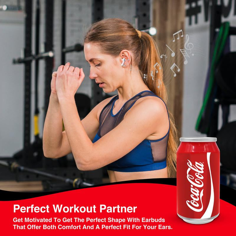 Coca-Cola Wireless Earbuds with Beverage Can-Inspired Charging Case