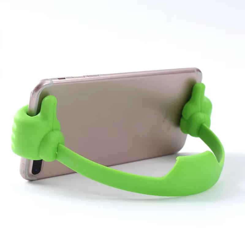 Thumbs-Up Cell Phone Holder Adjustable Plastic Phone Stand Multi Colors Portable Desktop Stand for Iphone Xiaomi Samsung Holder