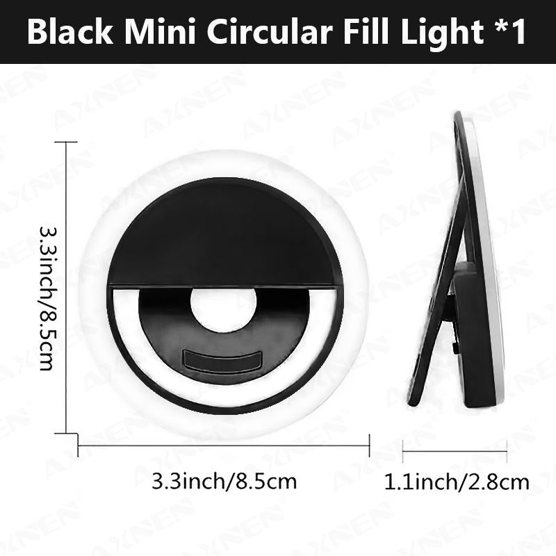 USB Rechargeable 36-LED Selfie Ring Light - Perfect for Photo Shoots & Night Selfies - Enhance Your Phone Photography - Ideal Selfie Accessories & Gifts for Her Portable Lens Portable Light