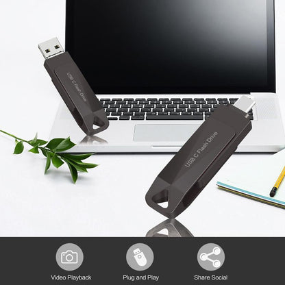 USB C Flash Drive 1TB Phone Photo Stick USB 3.0 Dual Memory Stick Data Storage for Android Phone,Pad Mac-Book Pro Tablets and Computers Black 1TB
