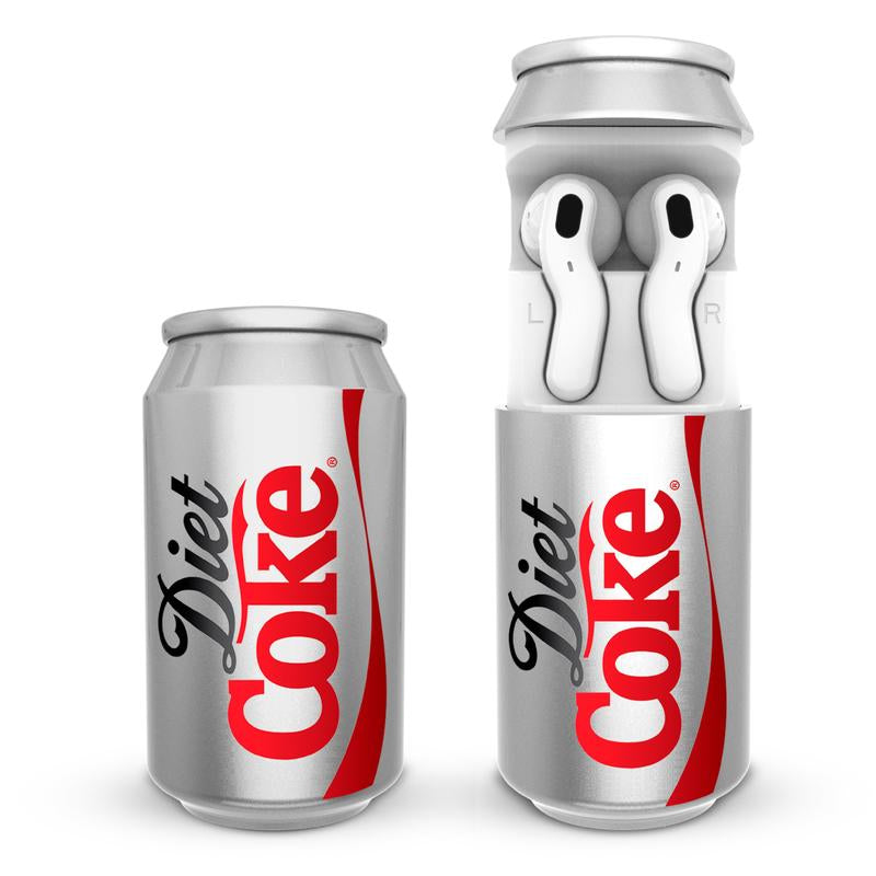 Coca-Cola Wireless Earbuds with Beverage Can-Inspired Charging Case