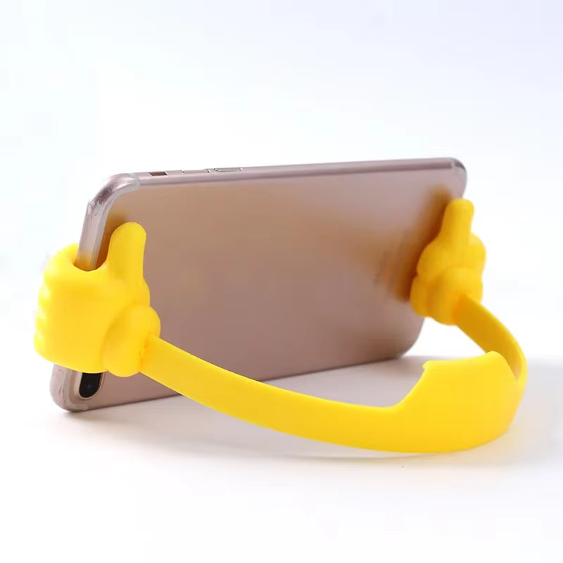 Thumbs-Up Cell Phone Holder Adjustable Plastic Phone Stand Multi Colors Portable Desktop Stand for Iphone Xiaomi Samsung Holder