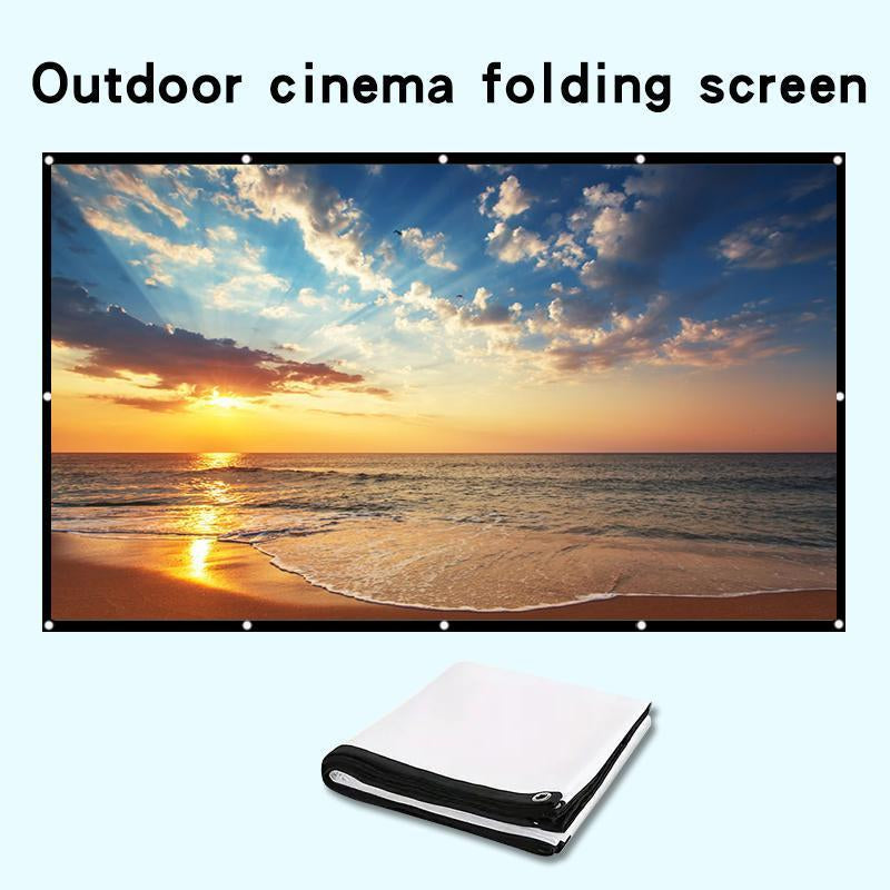 【Tiktok Top Seller】Portable Foldable Projector Screen, 1 Count Washable Projector Screen for Home Office Outdoor, Outdoor HD Projector Movie Screen, Office Accessories